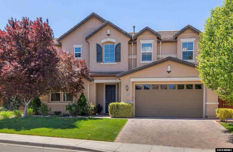 A five bed, three bath house in Reno is listed at $498,000.