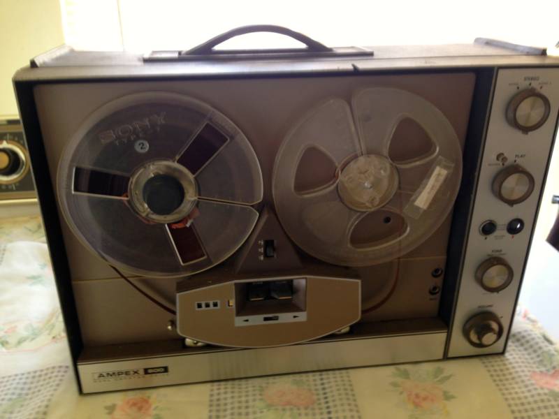 The Sirhan family tape recorder purchased in the '60s. Before the assassination, it was used to record family sing alongs. Later, the Sirhans recorded audio from TV news reports. It's no longer running.