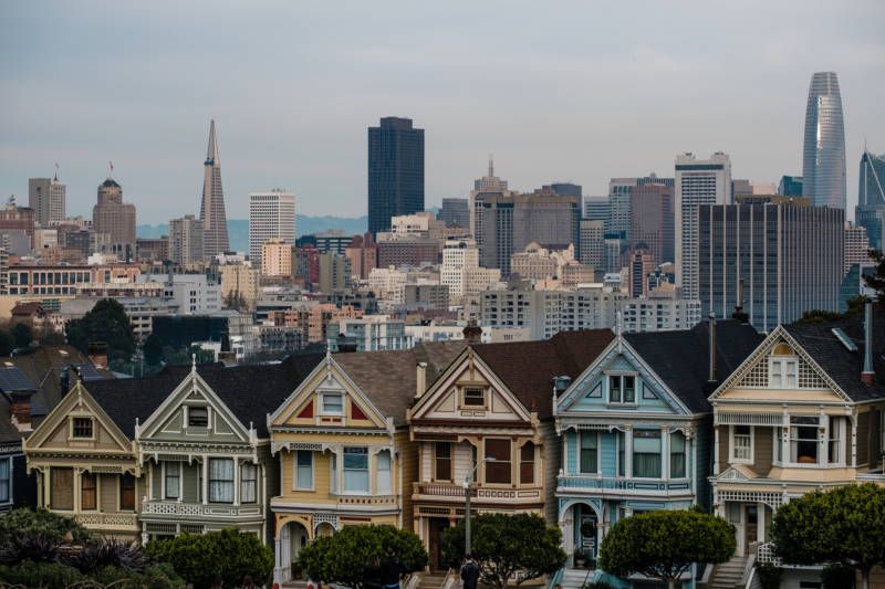The Painted Ladies in San Francisco.