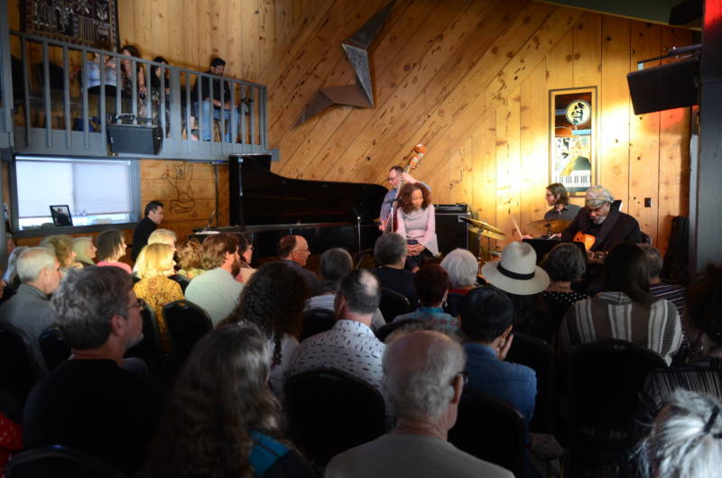 Paula West performs at the Bach Dancing and Dynamite Society in Half Moon Bay on April 22, 2018.