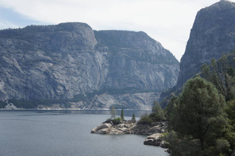 The Hetch Hetchy Reservoir in Yosemite National Park supplies water to San Francisco and other Bay Area cities.