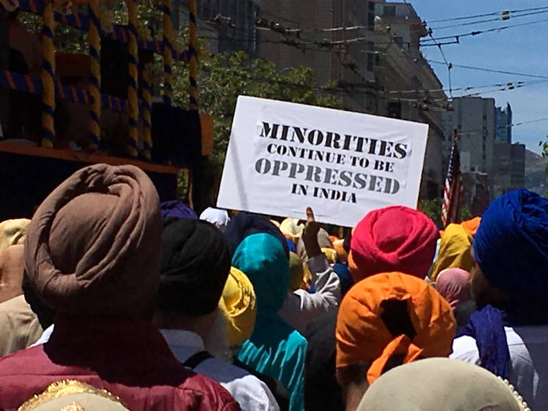 In addition to raising awareness of the Sikh religion, the rally also was meant to draw attention to what Sikhs see as the widespread and longstanding mistreatment of Sikhs and other religious minorities in India. 