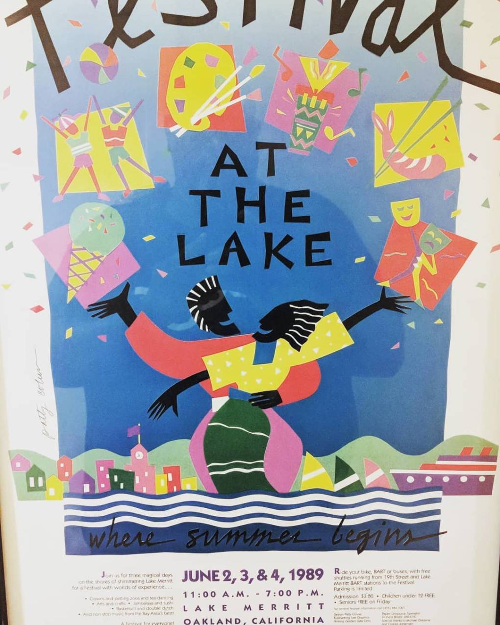 "'Member this? #RealOakland. Where the playas showed up and showed out and the women came out to do one another in they biker shorts and asymmetrical perms... BUT still family friendly really bring the kiddies out," writes @antmooak in an Instagram post about the Festival at the Lake.
