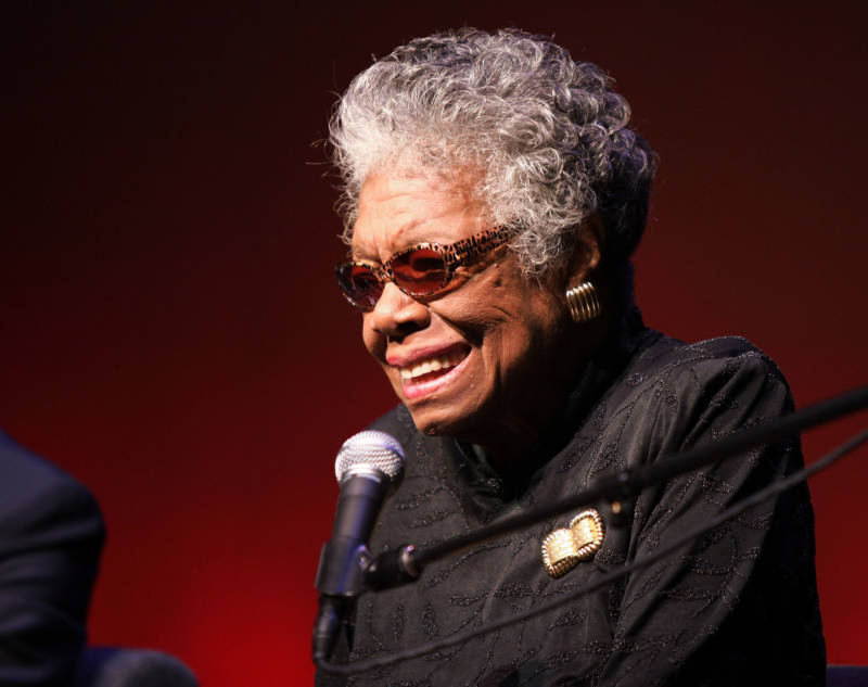 The late Maya Angelou, pictured in 2010.