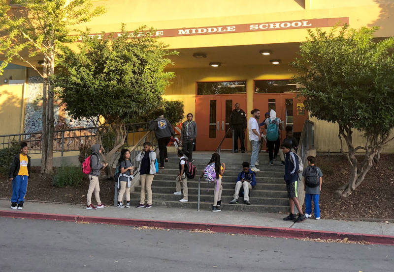 About 20 percent of students at Bret Harte Middle School get special education services. Many of them require medical care.