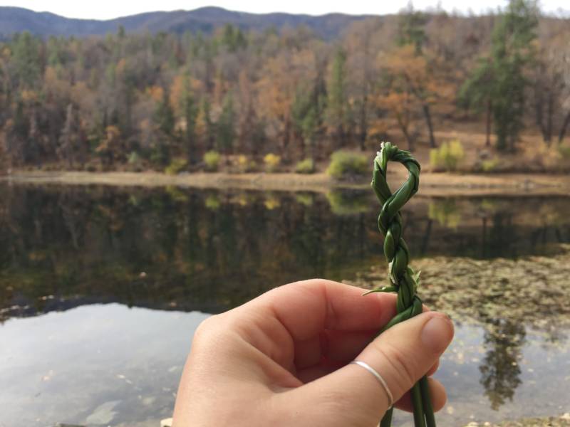 I learned how to make a rope out of river reeds.