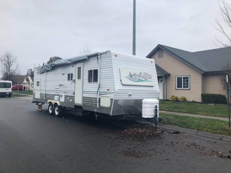This is the RV that Whitley and her husband plan to live in on her brother's property in Capay, an unincorporated town nearly two hours from Chico.