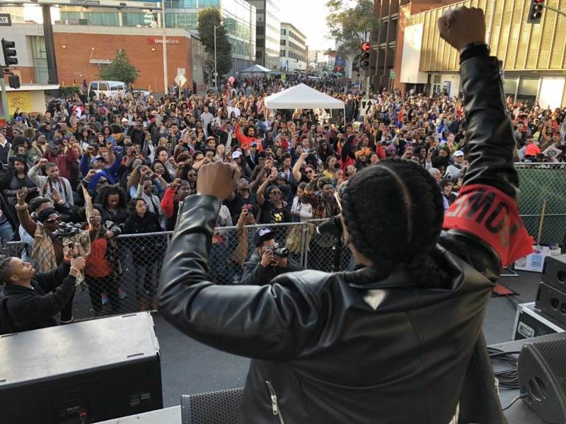 The Black Joy Parade, a celebration of black culture and community, kicked off in downtown Oakland on Sunday.