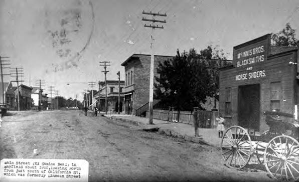 Mayfield's Main Street in 1902.