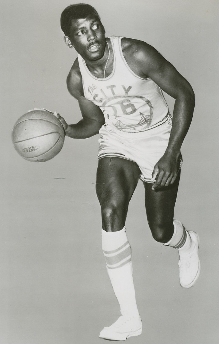 Attles in 1970. He averaged 9 points a game in his 11-year playing career, all with the Warriors.