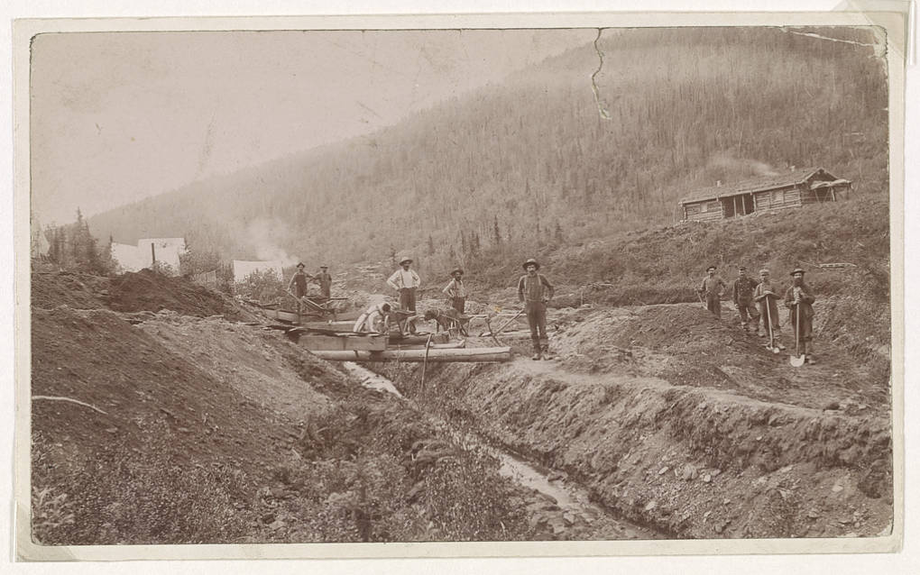 Gold miners, El Dorado, California. Photo, between circa 1848 and 1853.