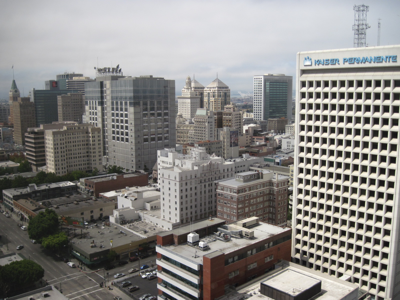 The skyline of downtown Oakland