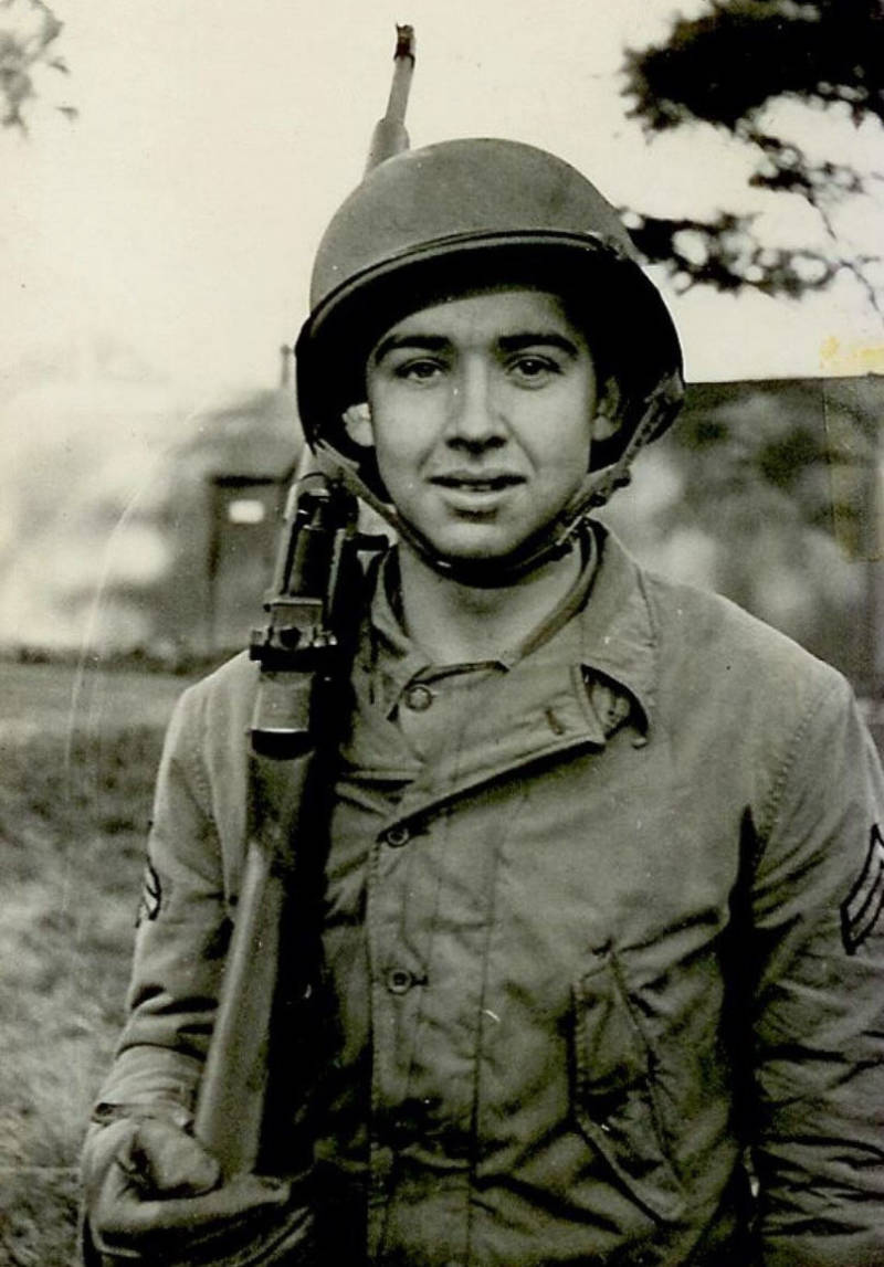 Jake Larson during World War II.