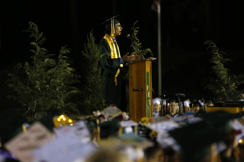 Nathan Dailey, a valedictorian, Prom King and yo-yo champion at Paradise High School, recalled the Camp fire as "an absolute tragedy beyond anything anyone could have imagined." He praised the hard work and efforts of Paradise High teachers in the fire's aftermath.