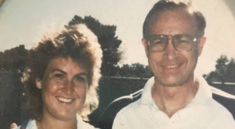 Soda Can - Patty Debenham and her dad, Warren