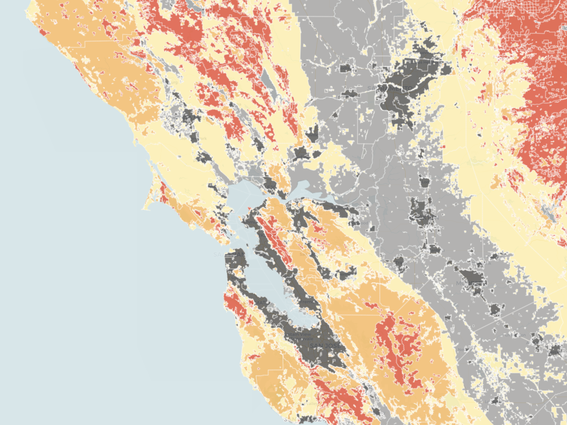 map: do you live in a high-risk fire zone? | the california