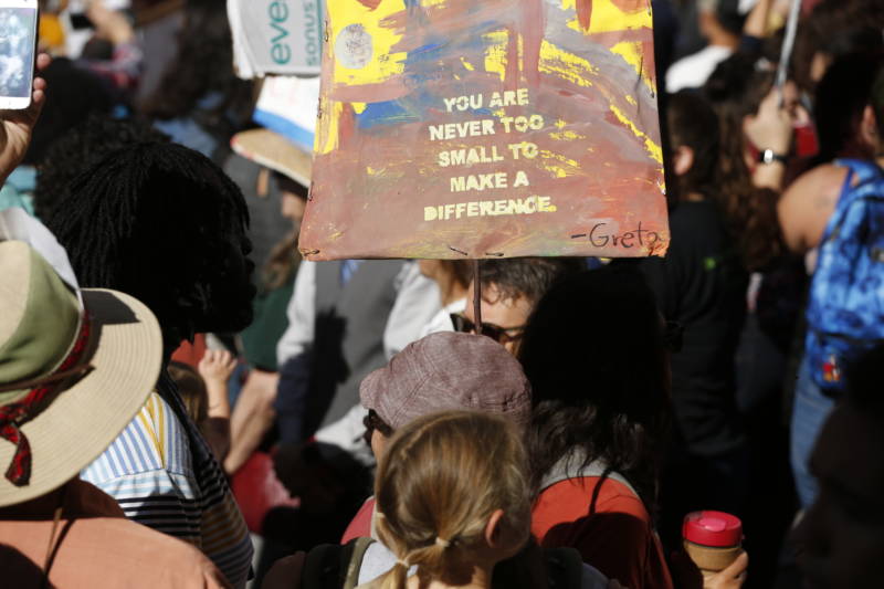 "You are never too small to make a difference" is a quote attributed to Greta Thunberg, who is largely credited with organizing the global climate strike on Sept. 20, 2019.