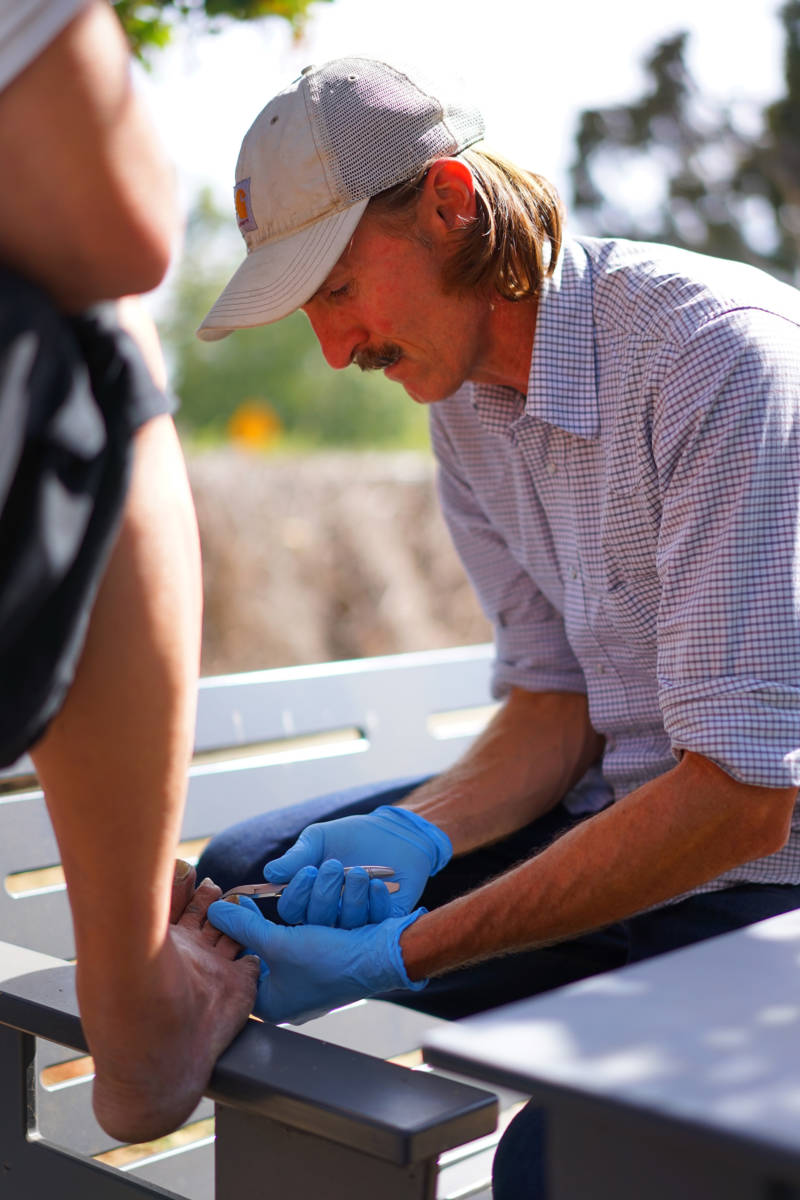 Dr. Coley King practices “street medicine” in West Los Angeles County.