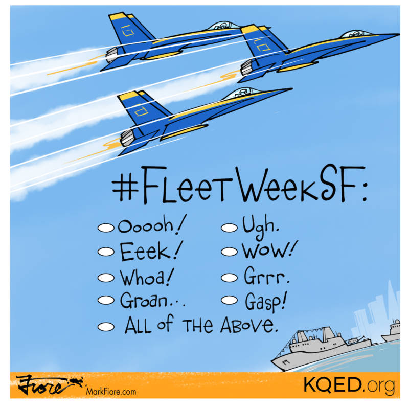 Fleet Week, All of the Above by Mark Fiore
