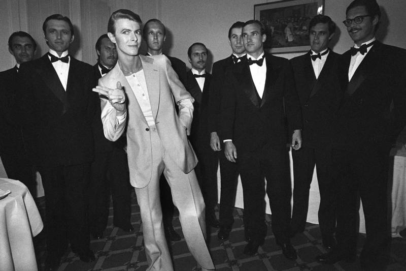 David Bowie at the 31th Cannes Film Festival on May 30, 1978.  
