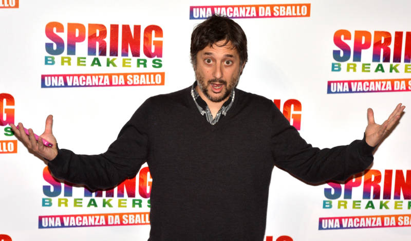 Harmony Korine poses during the photocall of 'Spring Breakers' in Rome, February 2013. 