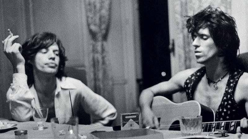 Mick Jagger and Keith Richards in all their sexy, '70s glory. 