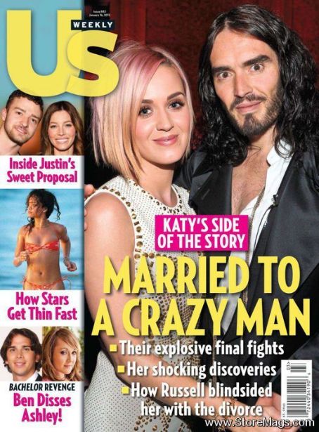 Katy Perry and Russell Brand in US Weekly.