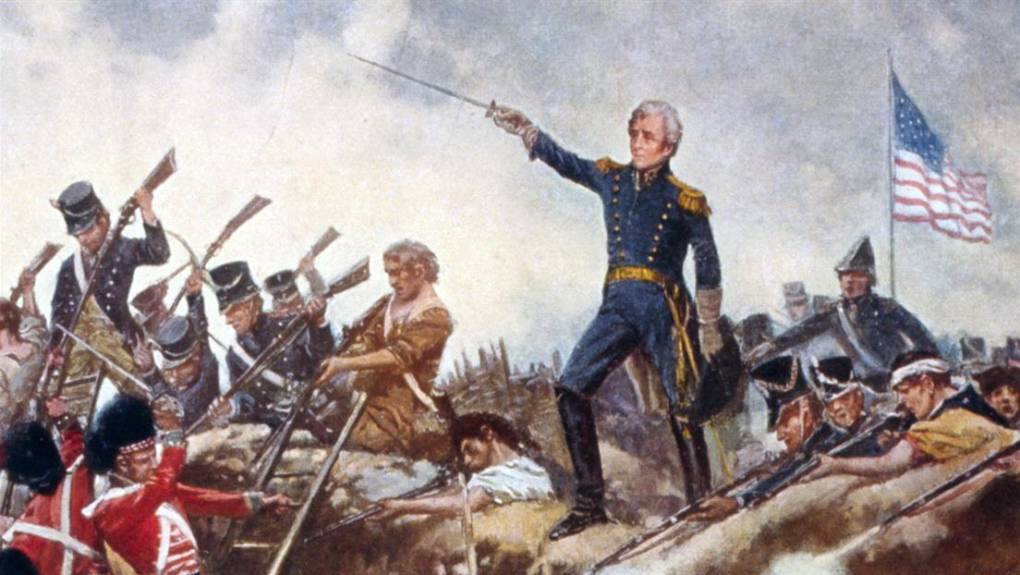 Andrew Jackson leading an underdog victory against the Brits in the Battle of New Orleans. Photo: Library of Congress