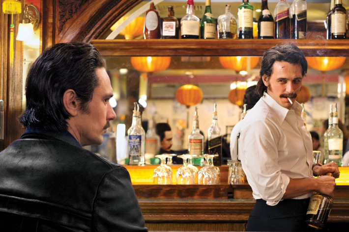 James Franco starring as Vincent and Frankie Martino in HBO's 'The Deuce'.