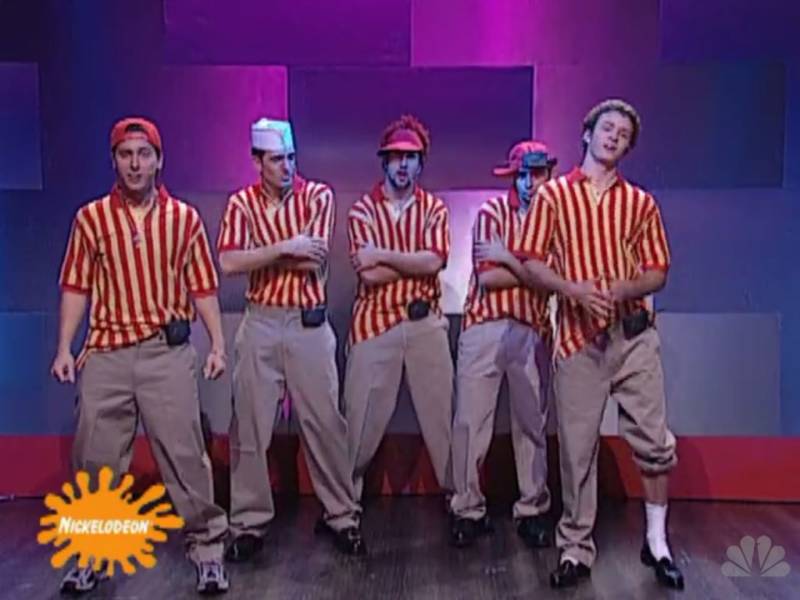*NSYNC as No Refunds on 'Saturday Night Live' (NBC)