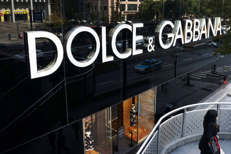 A Dolce & Gabbana store in Hangzhou, China, is among the nearly 60 that the luxury brand has in the country.