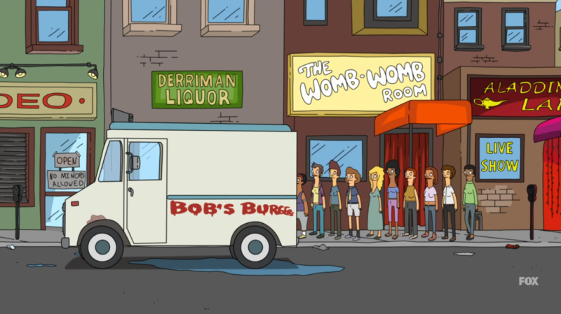 From Season 2's "Food Truckin'" episode.
