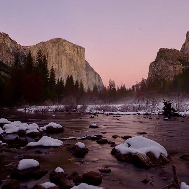 From @nickadventuretravel, via Instagram. Yosemite National Park- A never ending source of inspiration (taken in December 2016 valley view). 