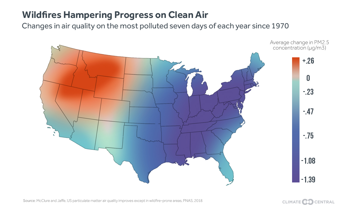 Map: national progress toward clean air goals