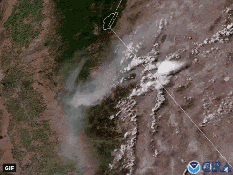 GIF: smoke plumes from space