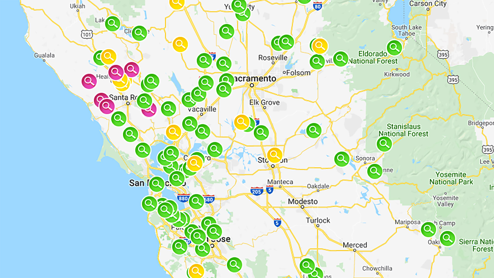 Map Current Pg E Power Outages Kqed