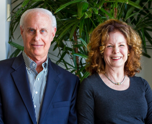 Former KQED Board Chair Chuck Kissner and his wife Cary Orr-Kissner 